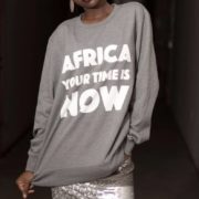 Sweat gris Africa Your Time is NOW 2